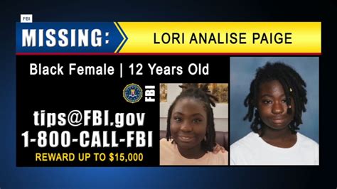 Lori Paige, 12: Reward Offered In Florida Girl’s Missing Persons。